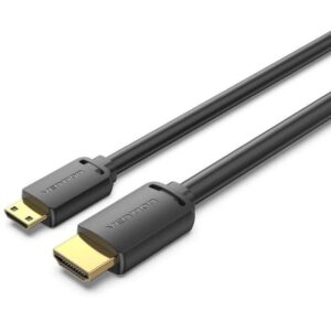 Cable HDMI 4K Vention AGHBG/ HDMI Macho - Mini HDMI Macho/ 3m/ Negro 6922794772182 AGHBI VEN-CAB AGHBI