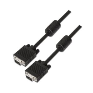 Cable SVGA Aisens A113-0071/ VGA Macho - VGA Macho/ Hasta 3W/ 10Mbps/ 1.8m/ Negro 8436574700701 A113-0071 AIS-CAB A113-0071