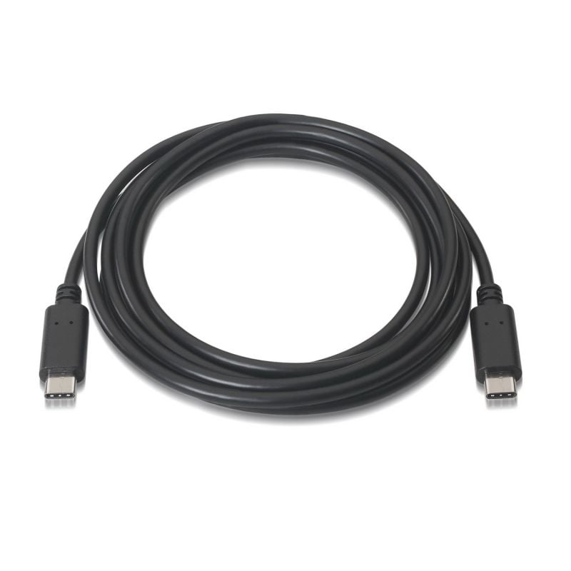 Cable-USB-2.0-Tipo-C-Aisens-A107-0056-USB-Tipo-C-Macho-USB-Tipo-C-Macho-Hasta-9W-625Mbps-1m-Negro-8436574700558-A107-0056-AIS-CAB-A107-0056-1