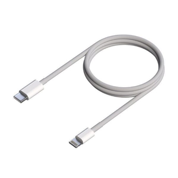 Cable USB 2.0 Tipo-C Lightning Aisens A102-0543/ USB Tipo-C Macho - Lightning Macho/ Hasta 2.5W/ 60Mbps/ 50cm/ Blanco 8436574706390 A102-0543 AIS-CAB A102-0543