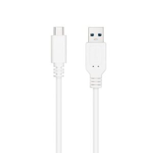 Cable USB 3.1 Nanocable 10.01.4001-W/ USB Tipo-C Macho - USB Macho/ 1m/ Blanco 8433281014152 10.01.4001-W NAN-CAB 10 01 4001-W