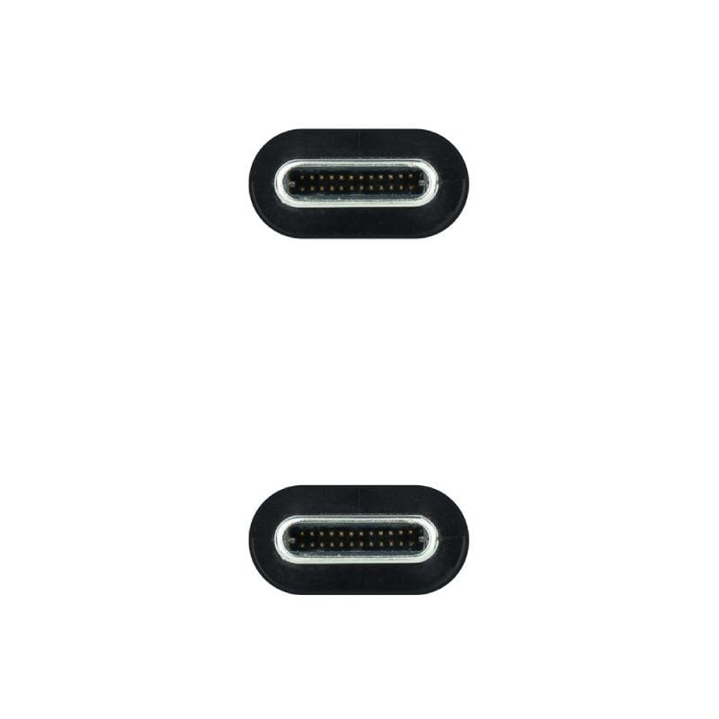 Cable-USB-3.1-Nanocable-10.01.4100-USB-Tipo-C-Macho-USB-Tipo-C-Macho-50cm-Negro-8433281012462-10.01.4100-NAN-CAB-10-01-4100-2