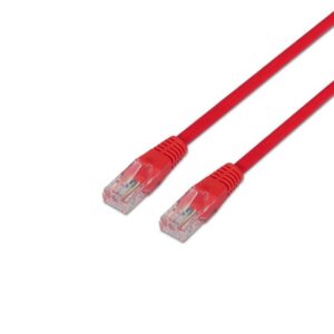 Cable de Red RJ45 UTP Aisens A133-0187 Cat.5e/ 50cm/ Rojo 8436574701869 A133-0187 AIS-CAB A133-0187
