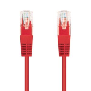 Cable de Red RJ45 UTP Nanocable 10.20.0401-R Cat.6/ 1m/ Rojo 8433281003545 10.20.0401-R NAN-CAB 10 20 0401-R