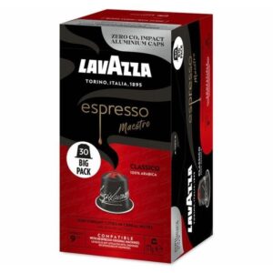 Cápsula Lavazza Espresso Maestro Clásico para cafeteras Nespresso/ Caja de 30 8000070053861 08683 LAV-CAFE ESP MAES CLA 30C V2