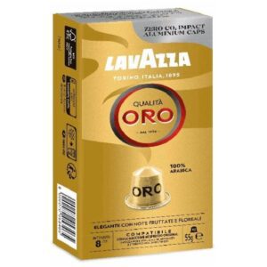 Cápsula Lavazza Qualitá Oro para cafeteras Nespresso/ Caja de 10 8000070053465 08668 LAV-CAFE QUALITA ORO