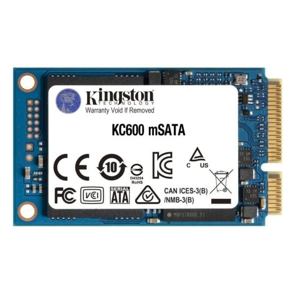 Disco SSD Kingston KC600 256GB/ mSATA/ Full Capacity 740617315981 SKC600MS/256G KIN-SSD MSATA KC600 256G