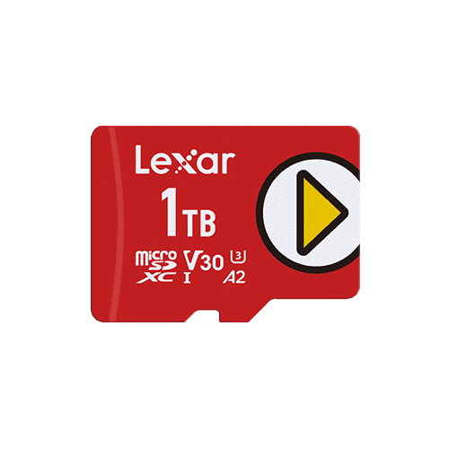 Lexar PLAY 1 TB MicroSDXC UHS-I 0843367121809 | P/N: LMSPLAY001T-BNNNG | Ref. Artículo: 1377037