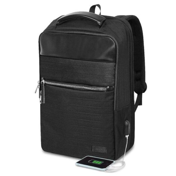 Mochila Subblim Business V2 AP Backpack para Portátiles hasta 15.6"/ Puerto USB/ Negra 8436586742126 SUBBP-2BL1015 SUB-MOCHI BUS V2 AP 16 BK