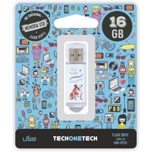 Pendrive 16GB Tech One Tech Que vida mas Perra USB 2.0 8436546592082 TEC4009-16 TOT-QVMP 16GB