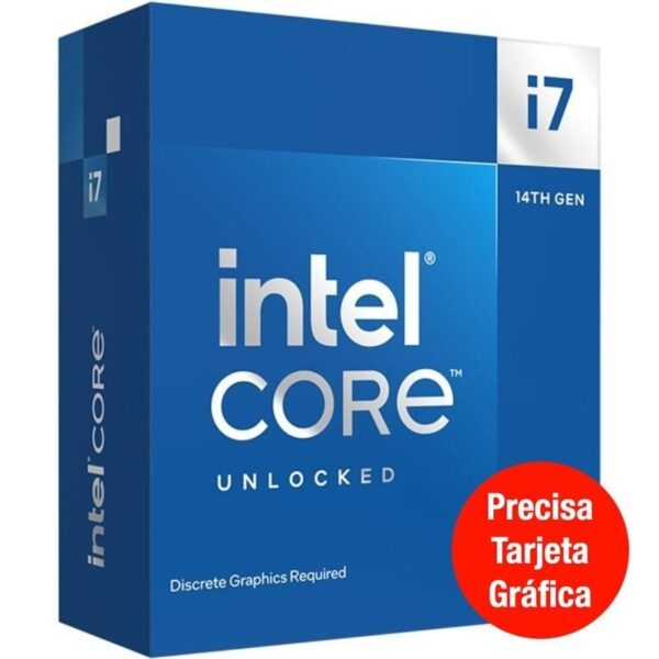 Procesador Intel Core i7-14700KF 3.40GHz Socket 1700 5032037278508 BX8071514700KF ITL-I7 14700KF 3 4GHZ