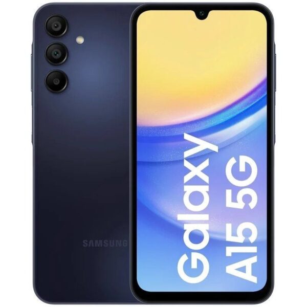 Smartphone Samsung Galaxy A15 4GB/ 128GB/ 6.5"/ 5G/ Negro Azul 8806095372518 SM-A156BZKDEUE SAM-SP A156B 4-128 BK V2