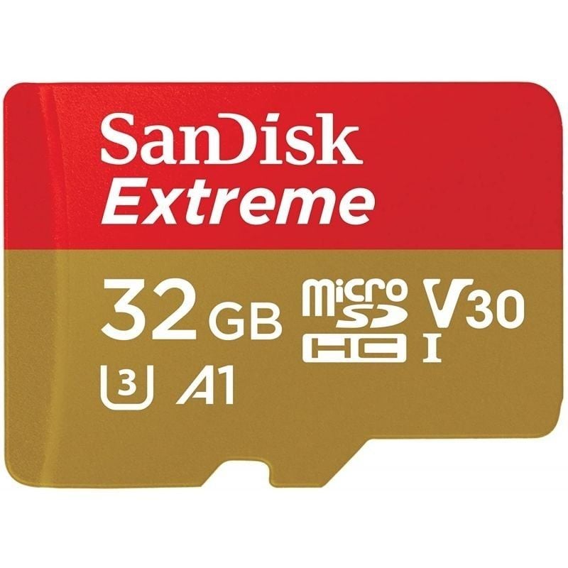 Tarjeta-de-Memoria-SanDisk-Extreme-32GB-microSD-HC-UHS-I-con-Adaptador-Clase-10-100MBs-619659155827-SDSQXAF-032G-GN6MA-SND-MICROSD-EXTRM-32GB-ADP-1