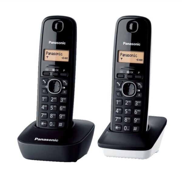 Teléfono Inalámbrico Panasonic KX-TG1612SP1/ Pack DUO/ Negro 5025232630141 KX-TG1612SP1 PAN-TEL KX-TG1612SP1