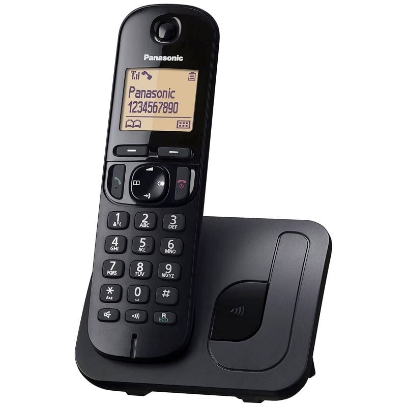 Teléfono Inalámbrico Panasonic KX-TGC210SPB/ Negro 5025232885152 KX-TGC210SPB B PAN-TEL KX-TGC210SPB B