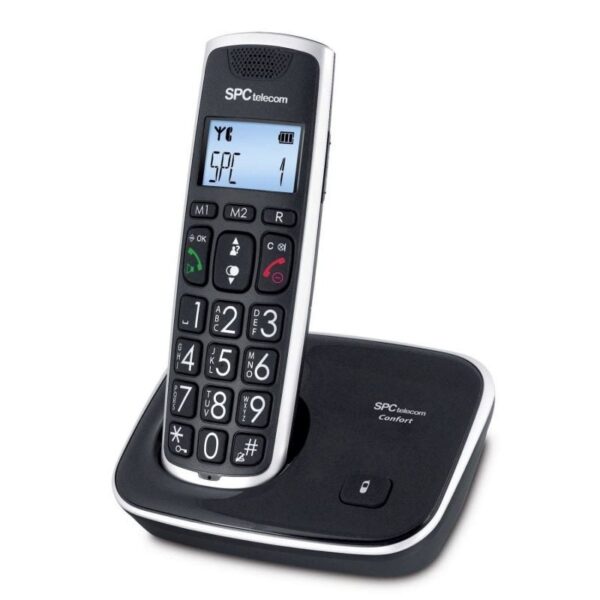 Teléfono Inalámbrico SPC Telecom 7608/ Negro 8436008709003 7608N SPC-DECT 7608