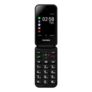 Teléfono Móvil Telefunken S740 para Personas Mayores/ Negro 7640256380056 TF-GSM-740-CAR-BK TFK-S740 BK