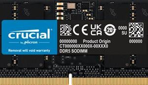 0649528906526 CT16G48C40S5 MODULO SODIMM DDR5 16GB 4800MHZ CRUCIAL CL40