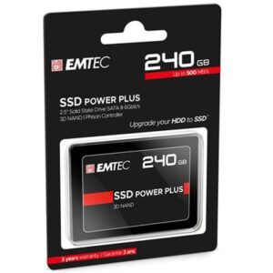 3126170136404 ECSSD240GX150 SSD 2.5' 240GB EMTEC POWER PLUS X150 SATA3