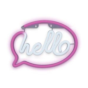 5900495956217 | P/N: RTV100232 | Cod. Artículo: DSP0000024229 Lampara forever neon led hello pink white