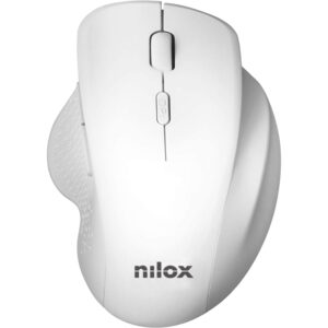 8435693100423 | P/N: NXMOWI3002 | Cod. Artículo: DSP0000016510 Mouse raton nilox wireless inalambrico 3200 dpi 2.4g blanco