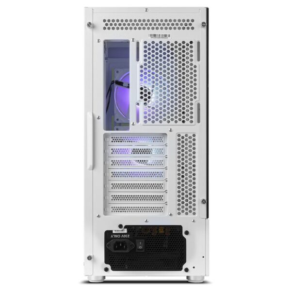 Caja ordenador gaming nox hummer nemesis atx 2 x usb 3.0 2 x usb 2.0 blanca argb - Imagen 3