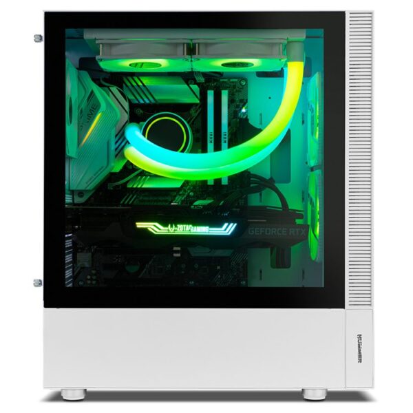 Caja ordenador gaming nox hummer nemesis atx 2 x usb 3.0 2 x usb 2.0 blanca argb - Imagen 4