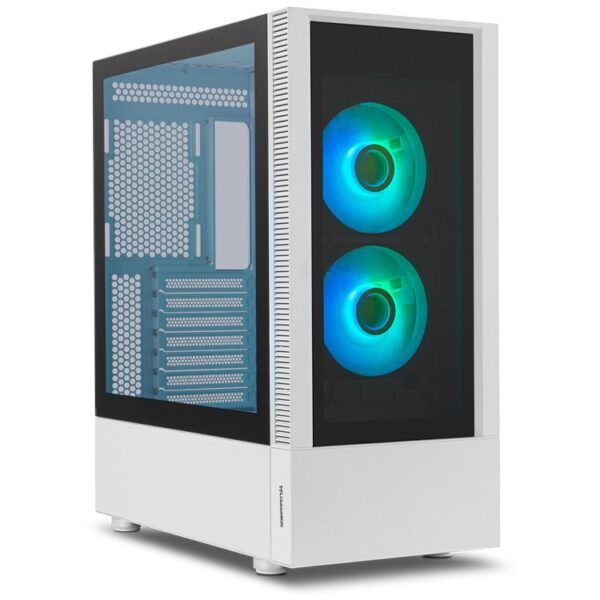 Caja ordenador gaming nox hummer nemesis atx 2 x usb 3.0 2 x usb 2.0 blanca argb - Imagen 6