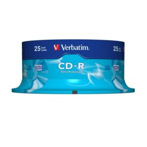 CD-R Verbatim Datalife 52X/ Tarrina-25uds 023942434320 43432 VERB-CD DATALIFE 700MB 25U