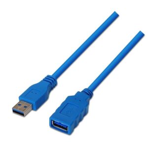 Cable Alargador USB 3.0 Aisens A105-0046/ USB Macho - USB Hembra/ Hasta 9W/ 625Mbps/ 2m/ Azul 8436574700459 A105-0046 AIS-CAB A105-0046