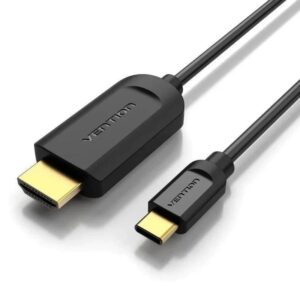 Cable Conversor HDMI 1.4 4K Vention CGUBI/ USB Tipo-C Macho - HDMI Macho/ 3m/ Negro 6922794768185 CGUBI VEN-CAB HDMI CGUBI