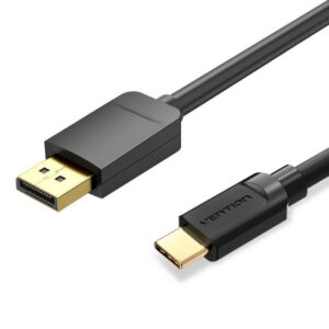 Cable Conversor Vention CGYBF/ USB Tipo-C Macho - DisplayPort Macho/ 1.5m/ Negro 6922794756038 CGYBG VEN-CAB CGYBG