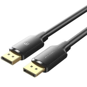 Cable DisplayPort 1.2 4K Vention HAKBI/ DisplayPort Macho - DisplayPort Macho/ 3m/ Negro 6922794775794 HAKBI VEN-CAB HAKBI