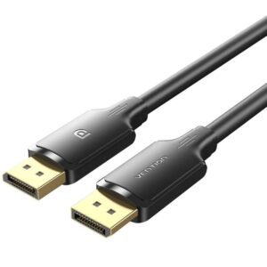 Cable DisplayPort 1.2 4K Vention HAKBL/ DisplayPort Macho - DisplayPort Macho/ 10m/ Negro 6922794775879 HAKBL VEN-CAB HAKBL