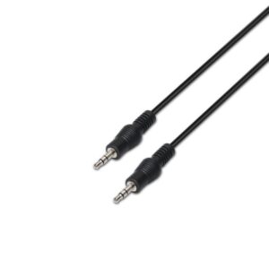 Cable Estéreo Aisens A128-0144/ Jack 3.5 Macho - Jack 3.5 Macho/ Hasta 0.1W/ 10m/ Negro 8436574701432 A128-0144 AIS-CAB A128-0144