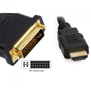 Cable HDMI 3GO CDVIHDMI/ HDMI Macho - DVI Macho/ 1.8m/ Negro 8436531551407 CDVIHDMI 3GO-CAB CDVIHDMI