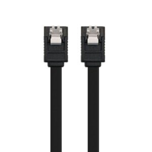 Cable SATA III Nanocable 10.18.1001-BK/ 50cm/ Negro 8433281006065 10.18.1001-BK NAN-CAB 10 18 1001-BK