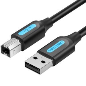 Cable USB 2.0 Impresora Vention COQBD/ USB Tipo-B Macho - USB Macho/ 480Mbps/ 50cm/ Negro 6922794748545 COQBD VEN-CAB COQBD