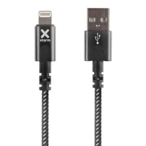 Cable USB 2.0 Lightning Xtorm CX2021/ USB Macho - Lightning Macho/ Hasta 12W/ 480Mbps/ 3m/ Negro 8718182274820 CX2021 XTO-CAB CX2021