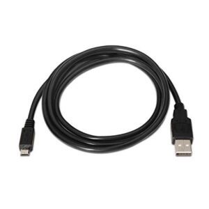 Cable USB 2.0 Nanocable 10.01.0503/ USB Macho - MicroUSB Macho/ 3m/ Negro 8433281004436 10.01.0503 NAN-CAB 10.01.0503