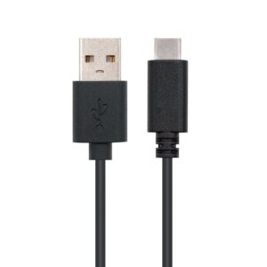 Cable USB 2.0 Nanocable 10.01.2100/ USB Tipo-C Macho - USB Macho/ 50cm/ Negro 8433281007703 10.01.2100 NAN-CAB 10 01 2100