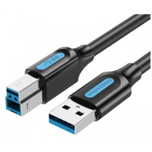 Cable USB 3.0 Vention COOBH/ USB Tipo-B Macho - USB Macho/ 5Gbps/ 2m/ Negro 6922794749573 COOBH VEN-CAB COOBH
