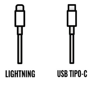Cable de Carga Apple de conector USB Tipo-C a Lightning/ 2m 190198496201 MQGH2ZM/A APL-CAB MQGH2ZM/A