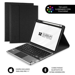 Funda con Teclado Subblim Keytab Pro Bluetooth Touchpad para Tablets Apple iPad Pro de 11" 2020/ Negra 8436586741426 SUB-KT4-BTPI50 SUB-FUNDA KT4-BTPI50