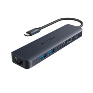 HYPER DRIVE ECOSMART GEN.2 UNIVERSAL USB-C® 7-IN-1 HUB W 100 W PD POWER 6941921149055 HD4003GL