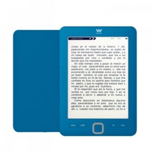 Libro Electrónico Ebook Woxter Scriba 195/ 6"/ Tinta Electrónica/ Azul 8435089026597 EB26-043 WOX-EBOOK SCRIBA 195 BL