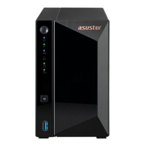 NAS ASUSTOR TOWER 2 BAY QUAD-CORE 1.4GHZ 2GB DDR4 2.5GBE X1 USB3.2 4710474831517 AS3302T V2