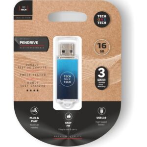 Pendrive 16GB Tech One Tech Be Deep USB 2.0/ Azul Degradado 8436546593959 TEC4603-16 TOT-BE DEEP BL 16GB