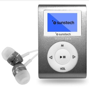 Reproductor MP3 Sunstech Dedalo III/ 8GB/ Radio FM/ Gris 8429015016271 DEDALOIII8GBGY SUN-MP3 DEDALOIII8GBGY
