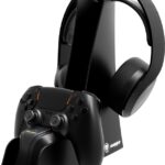 SOPORTE DE CARGA SNAKEBYTE PARA GAMEPAD PS5 Y AURICULARES DUAL CHARGE NEGRO 4039621918636 SB918636